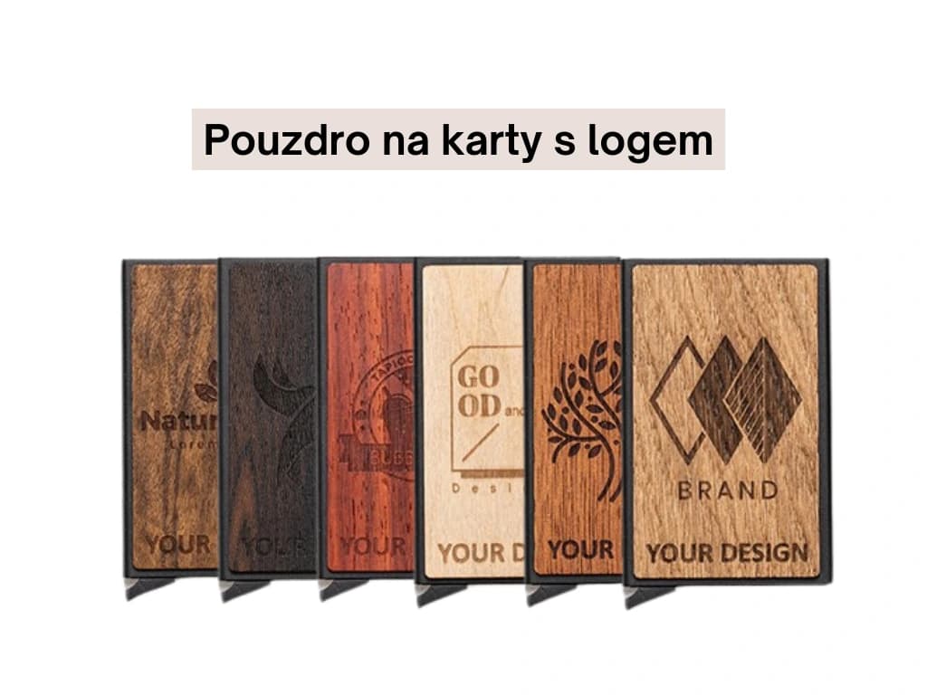 Pouzdro na karty s logem na míru