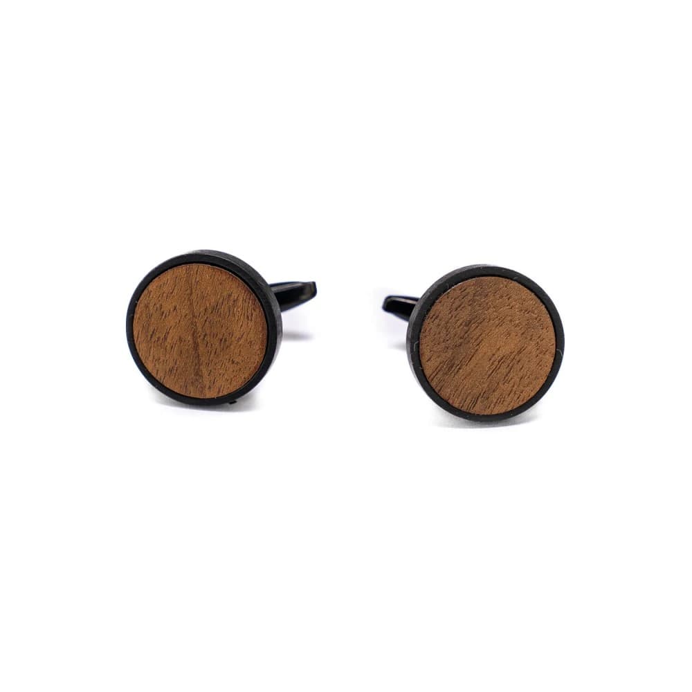 Dřevěné manžetové knoflíčky - Imbua 18MM